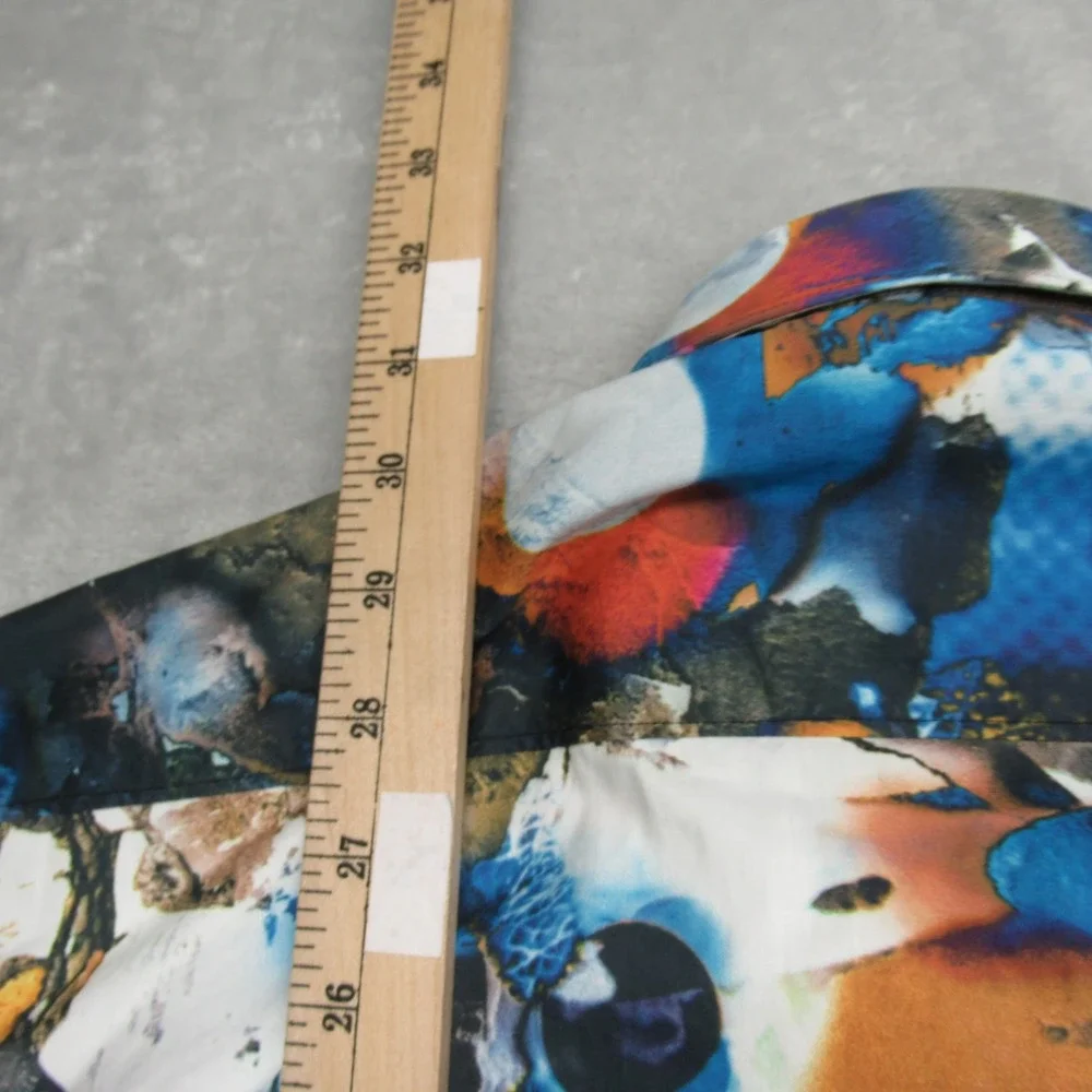 Robert Graham Shirt Mens XL Blue Abstract Classic Flip Cuff Button Down VTG Rare - Picture 14 of 16